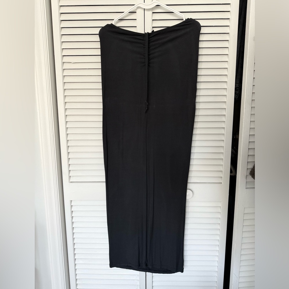 SKIMS ribbed modal long skirt